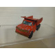 DODGE DUMPER TRUCK RED LESNEY 48 (3) 1:85/apx 1:64 MATCHBOX NO BOX
