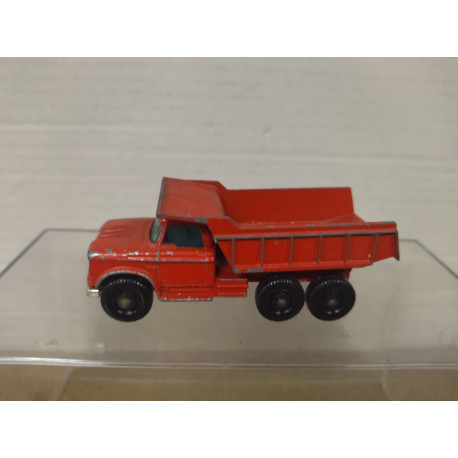DODGE DUMPER TRUCK RED LESNEY 48 (4) 1:85/apx 1:64 MATCHBOX NO BOX