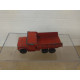 DODGE DUMPER TRUCK RED LESNEY 48 (4) 1:85/apx 1:64 MATCHBOX NO BOX