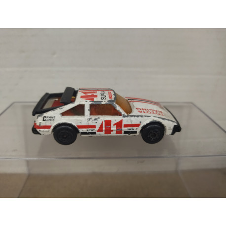 TOYOTA SUPRA 1983 RACING WHITE n41 MB39/60 1:60/apx 1:64 MATCHBOX NO BOX