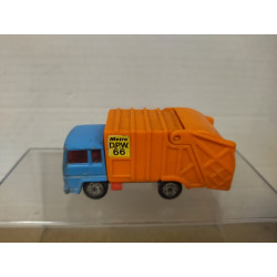 REFUSE TRUCK/CAMION BASURA BLUE MB36 (3) 1:86/apx 1:64 MATCHBOX NO BOX