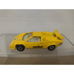 LAMBORGHINI COUNTACH LP 500S YELLOW MB67 1:56/apx 1:64 MATCHBOX NO BOX