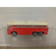 AUTOBUS RED/WHITE apx 1:64 NO BOX MADE CHINA