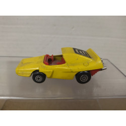 WOOSH-N PUSH YELLOW SUPERFAST 58 (2) 1:60/apx 1:64 MATCHBOX NO BOX