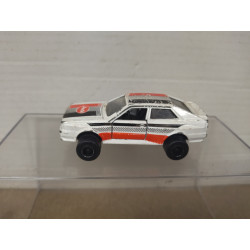 AUDI QUATTRO RED/WHITE/BLACK (4) AUDI SPORT 1:58/apx 1:64 MAJORETTE 221 NO BOX