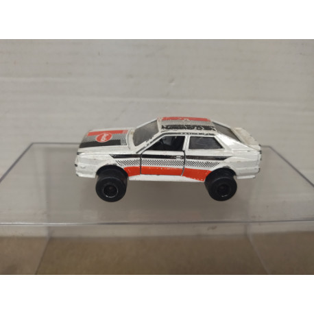 AUDI QUATTRO RED/WHITE/BLACK (4) AUDI SPORT 1:58/apx 1:64 MAJORETTE 221 NO BOX