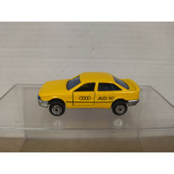 AUDI 90 YELLOW 1:60/apx 1:64 MAJORETTE 239 NO BOX