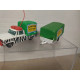 DODGE PICKUP TRUCK SAFARI + TRAILER 1:80/apx 1:64 MAJORETTE 212 NO BOX