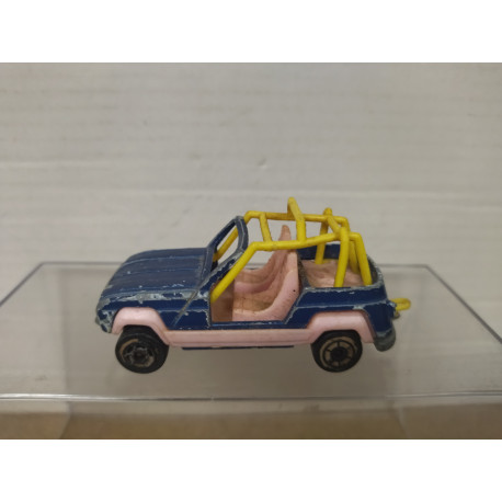 RENAULT 4 JP4 BLUE/ROSE (2) 1:47/apx 1:64 MAJORETTE 252 NO BOX