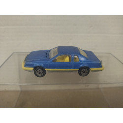 FORD THUNDERBIRD BLUE/YELLOW 1:67/apx 1:64 MAJORETTE 217 NO BOX