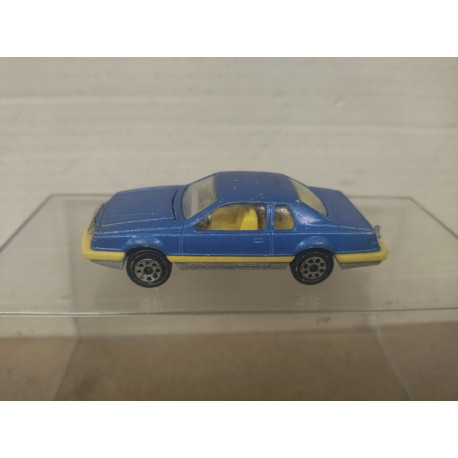 FORD THUNDERBIRD BLUE/YELLOW 1:67/apx 1:64 MAJORETTE 217 NO BOX