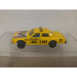 CHEVROLET IMPALA TAXI YELLOW (5) 1:69/apx 1:64 MAJORETTE NO BOX