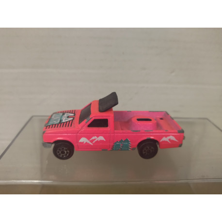 PICKUP CAMPING CAR PINK apx 1:64 MAJORETTE NO BOX