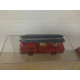 CAMION/TRUCK POMPIER FDNY RED (2) 1:100/apx 1:64 MAJORETTE 207 BOX