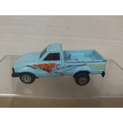 DATSUN 720 PICKUP BLUE apx 1:64 ROAD CHAMPS NO BOX