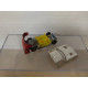 FORD GT Le MANS BLANCO/ROJO apx 1:64 MINI DALIA 502 NO BOX
