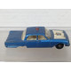 FORD FAIRLANE POLICE CAR LESNEY 55 DEFECTUOSO 1:80/apx 1:64 MATCHBOX NO BOX