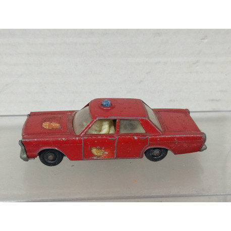 FORD GALAXIE FIRE CHIEF LESNEY 55/59 (4) 1:73/apx 1:64 MATCHBOX NO BOX