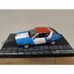 RENAULT 17 GORDINI RALLY DEFECTUOSO 1:43 ALTAYA IXO
