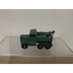 SCAMMELL BREAKDOWN TRUCK MILITARY (3) LESNEY 64 1:98/apx 1:64 MATCHBOX NO BOX