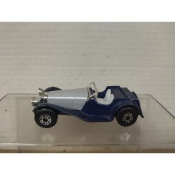 JAGUAR SS 100 OPEN BLUE/GREY MB47 1:50/apx 1:64 MATCHBOX NO BOX