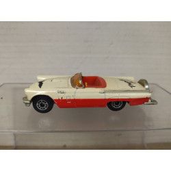 FORD THUNDERBIRD 1957 CONVERTIBLE MB42 (2) 1:63/apx 1:64 MATCHBOX NO BOX
