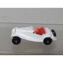 MG MIDGET TD WHITE MOKO LESNEY 19 apx 1:64 MATCHBOX NO BOX