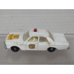 FORD GALAXIE POLICE LESNEY 55/59 (6) 1:73/apx 1:64 MATCHBOX NO BOX