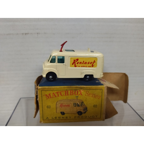 COMMER TV SERVICE VAN LESNEY 62 1:86/apx 1:64 MATCHBOX VINTAGE BOX