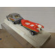 SEAT RITMO SILVER + REMOLQUE BARCA apx 1:64 MIRA BOX