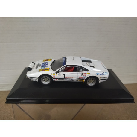 FERRARI 308 GTB 1984 RALLY VASCO NAVARRO ZANINI 1:43 ALTAYA IXO BOX NO ORIGINAL