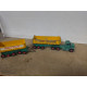 DODGE TRUCK + REMOLQUE 1:64/apx 1:64 MATCHBOX KING SIZE K-16 DESGUACE