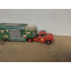 DODGE + TRAILER CABALLOS 1:63/apx 1:64 MATCHBOX KING SIZE K-18 DESGUACE