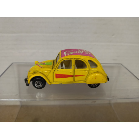 CITROEN 2CV YELLOW HIGHWAY apx 1:64 MAISTO NO BOX