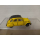 CITROEN 2CV YELLOW/BLACK apx 1:64 MAISTO NO BOX