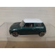 MINI COOPER 2001 GREEN/WHITE apx 1:64 MOTOR MAX NO BOX