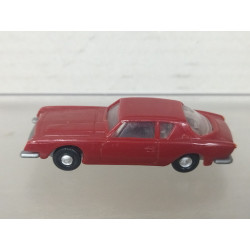 STUDEBAKER AVANTI 1962 RED 1:87 H0 EKO BOX VINTAGE