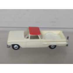 CHEVROLET EL CAMINO PICKUP BLANCO/ROJO 1:87 H0 EKO 2045 BOX VINTAGE