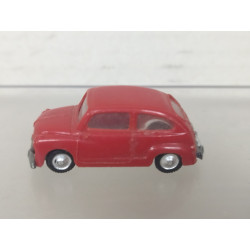 SEAT 600 ROJO 1:87 H0 EKO BOX VINTAGE