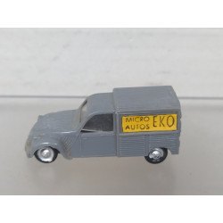 CITROEN 2CV FURGONETA MICRO AUTOS EKO 1:87 H0 EKO BOX VINTAGE