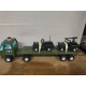 CAMION SANSON BRAVO MILITAR + JEEP (ROTOS) METAL RICO VINTAGE
