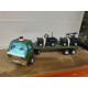 CAMION SANSON BRAVO MILITAR + JEEP (ROTOS) METAL RICO VINTAGE