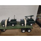 CAMION SANSON BRAVO MILITAR + JEEP (ROTOS) METAL RICO VINTAGE