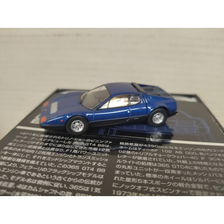 FERRARI 365 GT4 BB BLUE 1:64 TOMICA LIMITED VINTAGE NEO