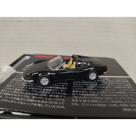 FERRARI DINO 246 GTS SPYDER BLACK 1:64 TOMICA LIMITED VINTAGE NEO