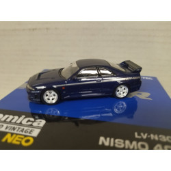 NISSAN SKYLINE GT-R R33 NISMO 400R BLUE 1:64 TOMICA LIMITED VINTAGE NEO LV-N305c