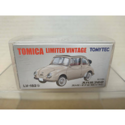SUBARU 360 CONVERTIBLE OPEN TOP 1:64 TOMICA LIMITED VINTAGE LV-182b