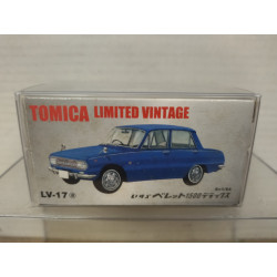 ISUZU BELLETT 1500 DX BLUE 1:64 TOMICA LIMITED VINTAGE LV-17a