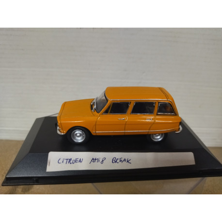 CITROEN AMI 8 1978 ORANGE ARGENTINA 1:43 SALVAT IXO BOX NO ORIGINAL