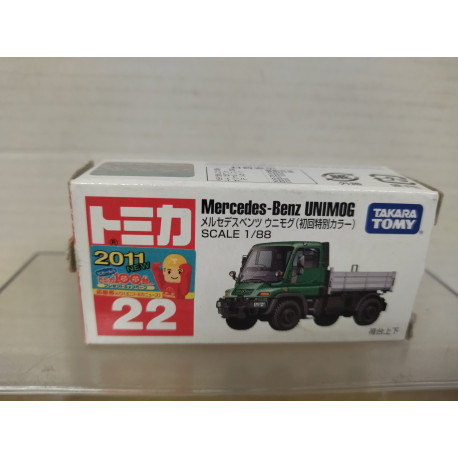 MERCEDES-BENZ UNIMOG U405 GREEN 1:88/apx 1:64 TOMICA 22